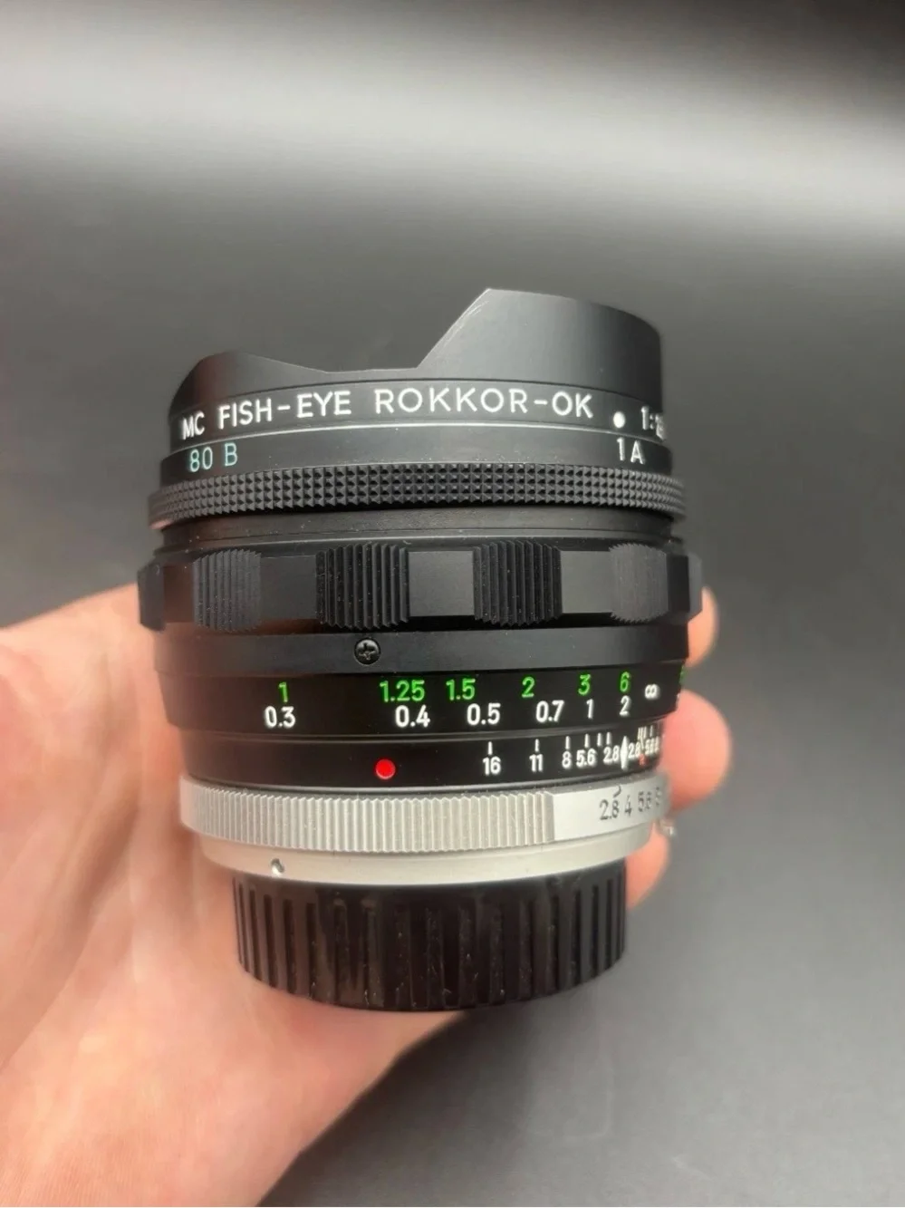 Minolta 16mm f/2.8 MC Fish-Eye Rokkor-OK Lens for MD Mount Includes case and cap
